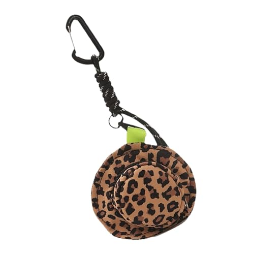 Hogvinnatil Schlüsselbeutel, Münzgrundtauschschlüsselkette | Kleine niedliche Hutform Schlüsselbund Brieftasche,Key Earphone Storage Taschenbeutel, Rucksackschlüsselringanhänger von Hogvinnatil