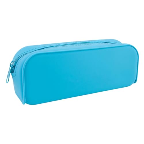 Hogvinnatil Silikon -Reißverschluss -Bleistiftbeutel, Silikon -Make -up -Tasche | Ästhetischer Soft Pen -Speicherfall - Multifunktionale Zipper -Schreibwaren -Speichertasche für Frauen, Studenten, von Hogvinnatil