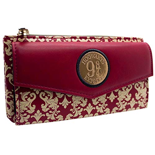 Hogwarts Express Platform 9 3/4 Fahrkarte Portemonnaie Geldbörse Rot von Hogwarts
