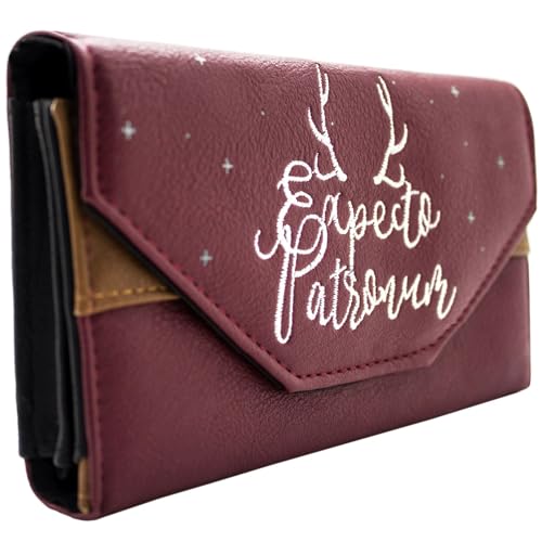 Harry Potter Expecto Patronum Zauber Rot Portemonnaie Geldbörse von Hogwarts