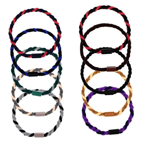 Hohopeti 10 Stück Teiliges Geflochtene Haargummis aus Robustem Nylon Farbenfrohe Ponytail für Herren und Damen Haarschonende Haarbänder mit Stabilem für Vielseitige Stylingmöglichkeiten Hohopeti 10 Stück Teiliges Geflochtene Haargummis aus Robustem Nylon Farbenfrohe Ponytail für Herren und Damen Haarschonende Haarbänder mit Stabilem für Vielseitige Stylingmöglichkeiten von Hohopeti