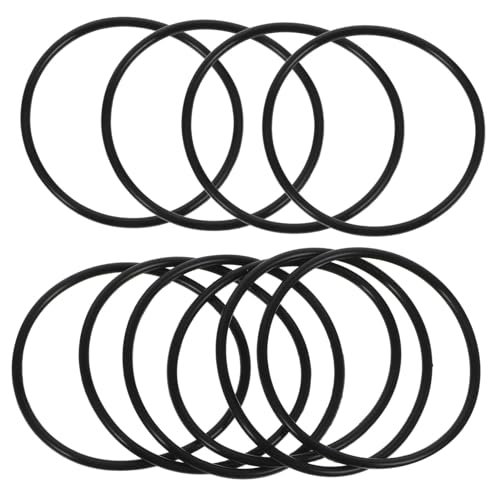 Hohopeti 10 Stück Teiliges Silikonarmband Elastisch Dehnbar Breit Schwarz Armband Vielseitig als Handring oder Haargummi Geeignet Hautfreundlich Langlebig von Hohopeti