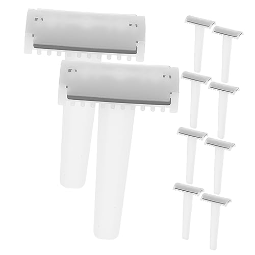 Hohopeti 10 Teiliges Einwegrasierer mit Doppelklingen Haarentferner für Damen und Herren Kompakter Handlicher Körperrasierer zur Praktischen Täglichen Anwendung und Sanften von Hohopeti