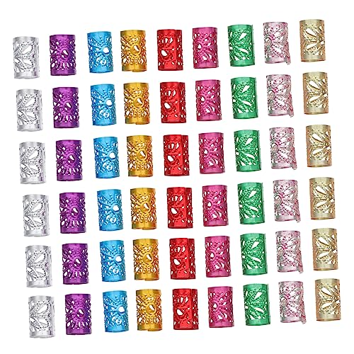 Hohopeti 100 Stück Teiliges Haarring Bunte Dreadlocks Schmuck Filigrane Haarperlen Ringe für Männer Frauen Geeignet für Zöpfe Bart und Street Dance Styling Hohopeti 100 Stück Teiliges Haarring Bunte Dreadlocks Schmuck Filigrane Haarperlen Ringe für Männer Frauen Geeignet für Zöpfe Bart und Street Dance Styling von Hohopeti