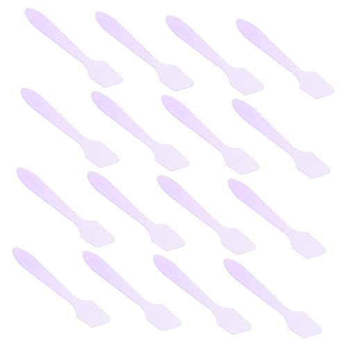 Hohopeti 100 Stück Teiliges Kosmetikspatel aus Kunststoff Vielseitige Make up Löffel für Gesichtscreme Maskenapplikator Kompakt und Praktisch für Reise und Zuhause Hygienisch und Einfach von Hohopeti