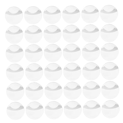 Hohopeti 100 Stück Transparente Abzeichen-schutzhüllen Rund Kratzfest Präzise Klarer Schutz für Anstecknadeln und Button-display Anti-drop zur Aufbewahrung und Präsentation von Hohopeti