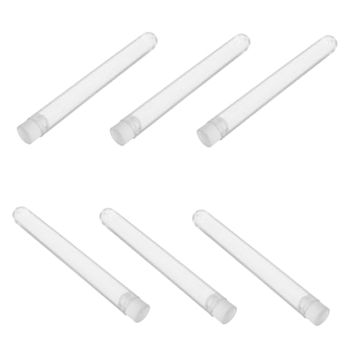 Hohopeti 15 Stück Teiliges Transparentes Make up Pinsel Kappen Leichter Kompakter Eyelash Brush Organizer für Reisen Durchsichtige Wimpernbürstenbehälter Frei von Pinsel Brustschonend von Hohopeti