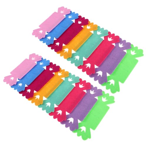Hohopeti 16 Stück Teiliges Geldhalter Robustem Filz Candy Förmiger Kleingeld Organizer für Kreative Geschenkverpackungen zu Feiertagen Geburtstagen und Partys Vielseitig für Bargeld Münzen von Hohopeti