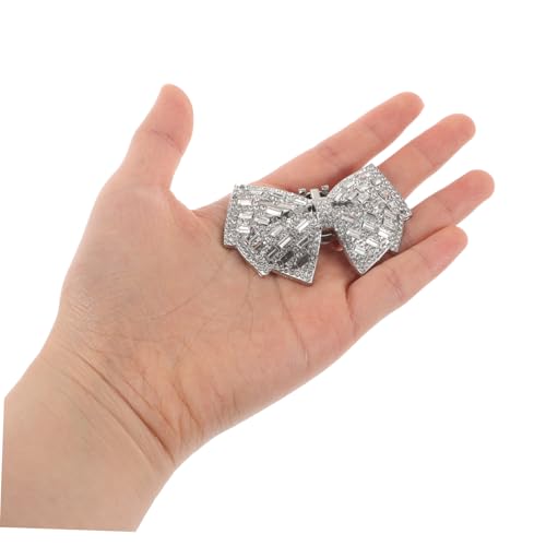 Hohopeti 2 STÜCK Abnehmbare Schuhclips mit Strasssteinen und Schleife Modische Schuhdekoration für Damen High Heels Vielseitige DIY schmuck Accessoires für Individuelle Schuhgestaltung und von Hohopeti