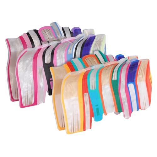 Hohopeti 2 Stück Bunte Acryl Haarspangen mit Buch Design Mittelgroße Haarklammern für Frauen Sicherer Kreative Lehrerin Accessoires Lustige Styling Clips für Buchliebhaber von Hohopeti