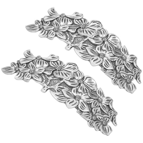 Hohopeti 2 Stück Damen Haarspangen Blumen design Vintage Haarclips mit Federmechanismus Robuste Haarklammern für Dünnes Haar Modische Haarschmuck für Alltag und Besondere Anlässe von Hohopeti