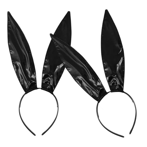 Hohopeti 2 Stück Festliche Dekoration Kopfschmuck Party Stirnband Hasenohren Kopfbedeckung Hasenohren Stirnbänder von Hohopeti