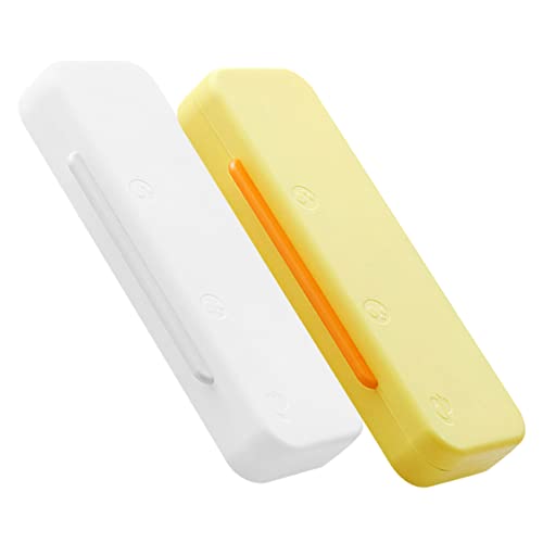 Hohopeti 2 Stück Große Doppellagige Stiftebox Deckel Hoher Kapazität Leichter Federmäppchen Organizer für Schüler Aufbewahrung für Stifte Marker für Schule und Schreibtisch von Hohopeti