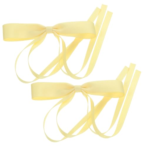 Hohopeti 2 Stück Große Spitzen haarclips mit Schleife Leichte Haarschleifen für Teenager Mädchen und Frauen Doppellagige Schleifen haarspangen für Eleganten Haarschmuck Rutschfeste von Hohopeti