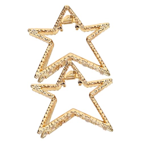 Hohopeti 2 Stück Kleine Haarklammern Sternförmig Niedliche Haarschmuck für Mädchen Jahre Metall Haarspangen für Vielseitige Frisuren und Modisches Styling Goldfarbene Accessoires Hohopeti 2 Stück Kleine Haarklammern Sternförmig Niedliche Haarschmuck für Mädchen Jahre Metall Haarspangen für Vielseitige Frisuren und Modisches Styling Goldfarbene Accessoires von Hohopeti