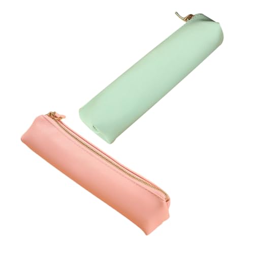 Hohopeti 2 Stück Mini Kosmetiktaschen aus PU Material Kompakte Reise toilettenbeutel mit Reißverschluss Vielseitige Organizer für Kleine Essentials Praktische Aufbewahrung für Damen und von Hohopeti