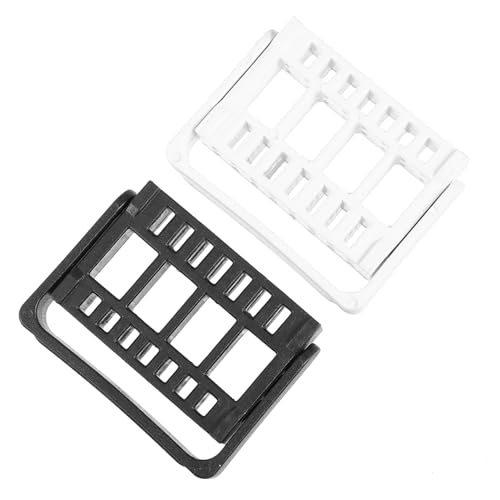 Hohopeti 2 Stück Nail Drill Bit Organizer Aufbewahrungsständer Nagelfräser Bohrerhalter Kompakt Leicht Nagelstudio Heimgebrauch Schwarz und Weiß von Hohopeti