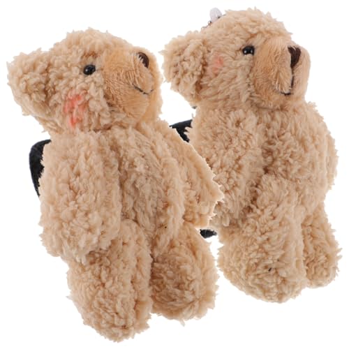 Hohopeti 2 Stück Niedliche Plüsch Snap Armbänder Slap Bands mit Tiermotiv Weiche Hautfreundliche Stoffbänder für Mädchen und Jungen Langlebig und Leicht Tragbar von Hohopeti