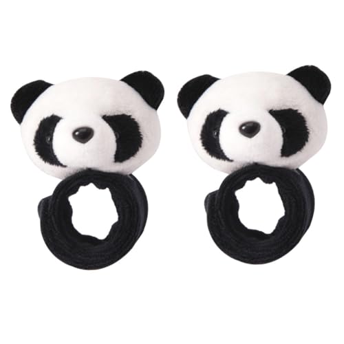 Hohopeti 2 Stück Plüsch Panda Slap Armbänder Weiche Cartoon Handgelenk bänder Hautfreundlich Niedliche Party accessoires für Erwachsene von Hohopeti