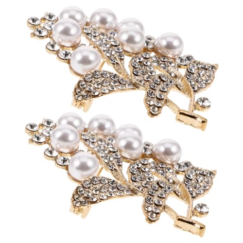 Hohopeti 2 Stück Rhinestone Brosche mit Imitationsperlen Modische Anstecknadeln für Kleidung Vielseitig Einsetzbar als Damen Accessoire für Mäntel Schals und Hüte Sicherer Verschluss Hohopeti 2 Stück Rhinestone Brosche mit Imitationsperlen Modische Anstecknadeln für Kleidung Vielseitig Einsetzbar als Damen Accessoire für Mäntel Schals und Hüte Sicherer Verschluss von Hohopeti