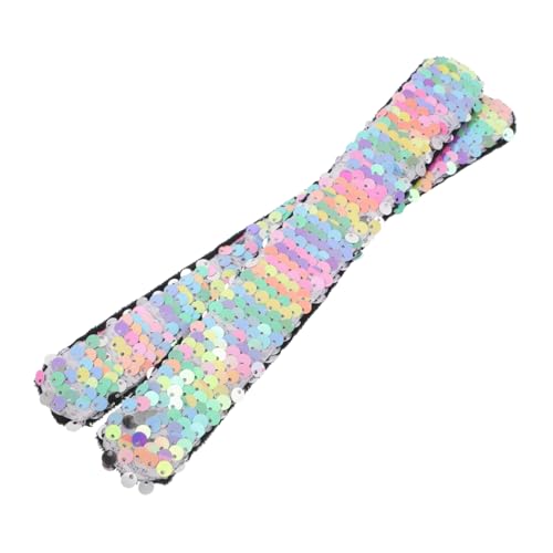 Hohopeti 2 Stück Schnapparmband Bunte Pailletten Armbänder aus Stoff Kratzfest und Bequem als Belohnung oder Gastgeschenk für Mädchen und Kleinkinder im Kindergarten und Schule von Hohopeti
