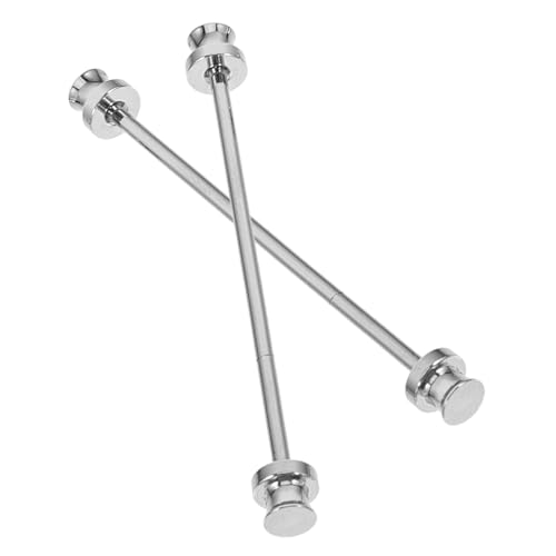 Hohopeti 2 Stück Teiliges Herren Kragenstifte aus Robustem Legierungsmetall Dekorative Krawattennadeln für Hemdkragen Leichte Kompakte Klammern Einfach zu Befestigen Stilvolles Accessoire von Hohopeti