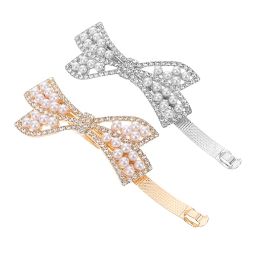 Hohopeti 2 Stück Teiliges Strass Haarspangen mit Schleife und Kunstperle Elegante Frühlings-haarklammern Leichter und Bequemer Halt für Damen Vielseitig für Hochzeit Party und Alltag Hohopeti 2 Stück Teiliges Strass Haarspangen mit Schleife und Kunstperle Elegante Frühlings-haarklammern Leichter und Bequemer Halt für Damen Vielseitig für Hochzeit Party und Alltag von Hohopeti
