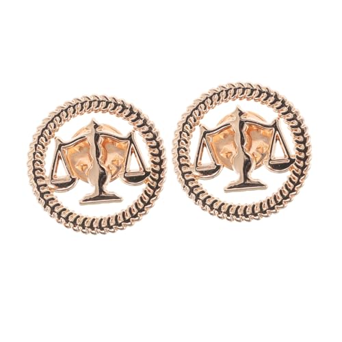 Hohopeti 2 Stücke Gerechtigkeitssymbol Anstecknadeln für Anwälte Lapel Pin für Männer und Frauen Jura-studenten Anzüge Mäntel und Hemden Symbol für Recht und Fairness Geschenkidee für von Hohopeti