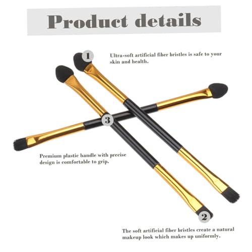 Hohopeti 20 Stück Teiliges Make up pinsel Frauen Doppelseitige Lidschattenpinsel mit Weichen Borsten Hautfreundlich Tragbar für Präzises Augen make up und Professionelle Anwendung von Hohopeti