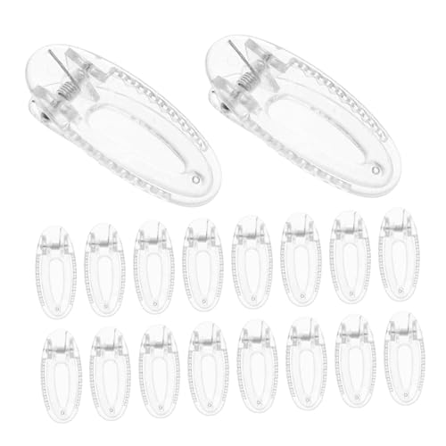 Hohopeti 20 Stück Teiliges Mini Haarklammern für Junge Mädchen Transparente Haarklammern mit Rutschfestem Griff Feste Kleine Clips für Junge Mädchen Kindgerechte Haarschmuck Accessoires von Hohopeti