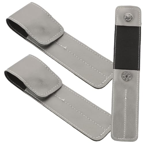 Hohopeti 3 Stück PU Leder Wimpernverlängerung Pinzetten Aufbewahrungstasche Tragbare Reiseetui Schutzbox für Eyelash Extension und Augenbrauen Pinzetten Organizer von Hohopeti