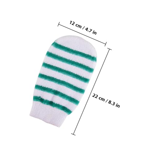 Hohopeti 3 Stück Peelinghandschuhe Doppelseitig Peeling massage Badehandschuhe Hautreinigungshandschuhe für Damen und Herren zur Sanften Hautpflege Durchblutung Zufällige Zufällige Farbe von Hohopeti