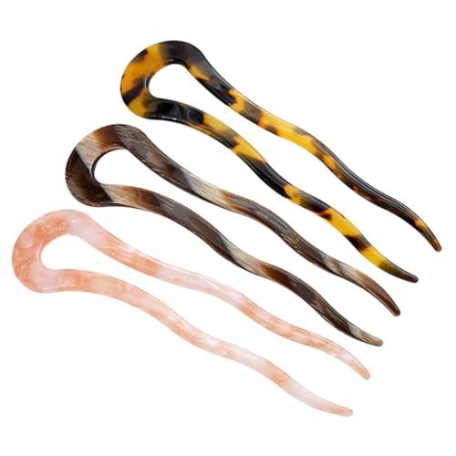 Hohopeti 3 Stück Teiliges U förmige Haarnadeln aus Acetat Leichte und Langlebige Haarforken für Dutt hairstyles Eleganter Haarschmuck für Frauen bei Hochzeiten Partys und Alltag Hohopeti 3 Stück Teiliges U förmige Haarnadeln aus Acetat Leichte und Langlebige Haarforken für Dutt hairstyles Eleganter Haarschmuck für Frauen bei Hochzeiten Partys und Alltag von Hohopeti