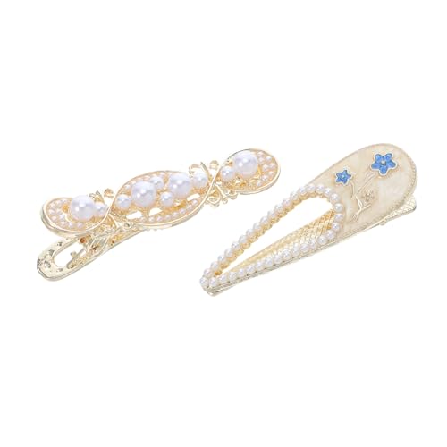 Hohopeti 4 Stück Teiliges Barock Haarclip Set Kleine Seitenklammern Leichte Hohle Mini Haarnadeln Vielseitig für Frisuren Damen Haarstyling Zubehör im Klassischen Palaststil von Hohopeti