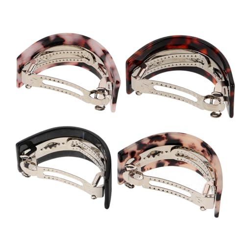 Hohopeti 4 Stück Teiliges Damen Halbrund Haarklammern mit Federdesign Elegante Ponytail halter für Feines und Dickes Haar Vintage Haarschmuck für Party und Hochzeit Hohopeti 4 Stück Teiliges Damen Halbrund Haarklammern mit Federdesign Elegante Ponytail halter für Feines und Dickes Haar Vintage Haarschmuck für Party und Hochzeit von Hohopeti
