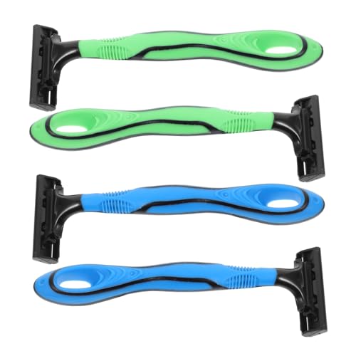 Hohopeti 4 Stück Teiliges Herren Rasiermesser Lagig Tragbar zur Haut Vielseitiger Haarentferner für Gesicht und Körper Kompakt für Reisen Empfindliche Haut von Hohopeti