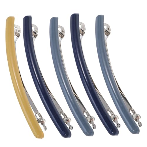 Hohopeti 5 Stück Teiliges Bunte Haarspangen Candy color Modische Haarklammern mit Fester Fixierung Vielseitige Haaraccessoires für Frauen und Mädchen Sicher und Langlebig Zufällige Farbe von Hohopeti