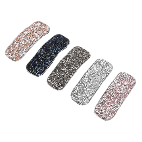 Hohopeti 5 Stück Teiliges Strassbesetzte Haarspangen Damen Funkelnde Mehrfarbige Haarklammern mit Diamantbesatz für Elegante Frisuren Geeignet für Hochzeit Party Alltag und Festliche von Hohopeti