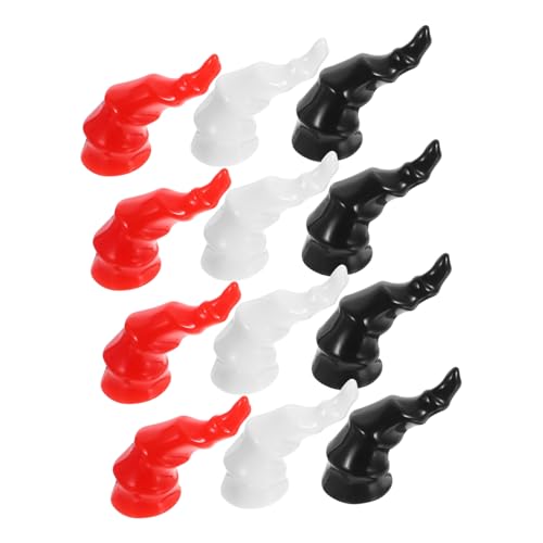 Hohopeti 6 Paare Dämonen Hörner Haarspangen Spiral Horns DIY Zubehör für Halloween Cosplay Vampir Lolita Stil Leichtes Langlebiges Material Mystische Party Accessoires für Frauen von Hohopeti