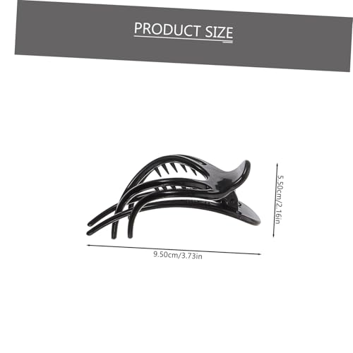 Hohopeti 6 Stück Große Haarklammern für Damen Rutschfeste Französische Haarspangen aus Robustem Kunststoff Starke Krallenklammern für Dickes und Langes Haar Modische Styling accessoires von Hohopeti