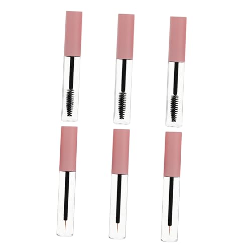 Hohopeti 6 Stück Nachfüllbare Mascara Tubes Leichte Wimperntusche Behälter Wiederverwendbare Eyelash Tubes und Shadow Tip Liner Fläschchen für Reisen und Outdoor von Hohopeti