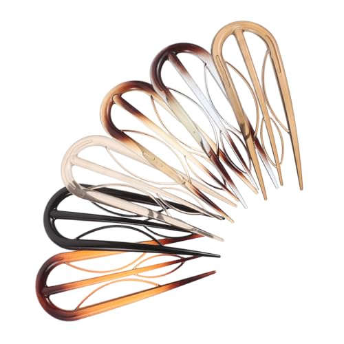 Hohopeti 6 Stück U Förmige Französische Haarnadeln Klassische Zweig Designs Langlebige Haarklammern Vielseitig für Damen Haarstyling für Hochsteckfrisuren und Alltagslooks Hohopeti 6 Stück U Förmige Französische Haarnadeln Klassische Zweig Designs Langlebige Haarklammern Vielseitig für Damen Haarstyling für Hochsteckfrisuren und Alltagslooks von Hohopeti