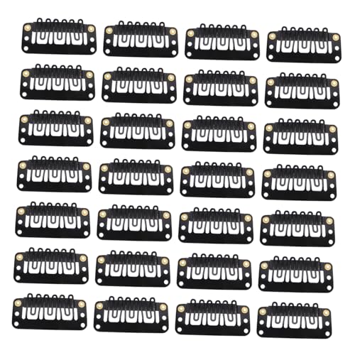 Hohopeti 60 Stück Teiliges Wig Making Clip Haarfixierclips für Perücken und Haarverlängerungen Schwarze Snap Clips für Damen Vielseitige Haarstyling Bastelwerkzeuge Hohopeti 60 Stück Teiliges Wig Making Clip Haarfixierclips für Perücken und Haarverlängerungen Schwarze Snap Clips für Damen Vielseitige Haarstyling Bastelwerkzeuge von Hohopeti
