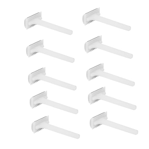 Hohopeti 75 Stück Einwegrasierer Doppelklingen Einseitig Schneidend Ergonomisch Geformt Leicht und Langlebig Für Unterarmpflege und Körperhaarentfernung Weiß von Hohopeti
