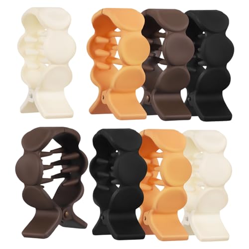 Hohopeti 8 Stück Hohe Pferdeschwanz Greifer Lockiges Haar Kleine Haarklammern Klemmen Griffe Frau Süße Kleine Haarklammern Damen Haar Accessoires Für Mehrfarbige von Hohopeti