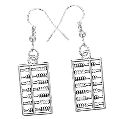 Hohopeti Abacus Ohrhänger Damen Leicht Mathelehrer Schmuck für Frauen Mädchen Alltagsschmuck Langlebig Modisch zu Tragen von Hohopeti