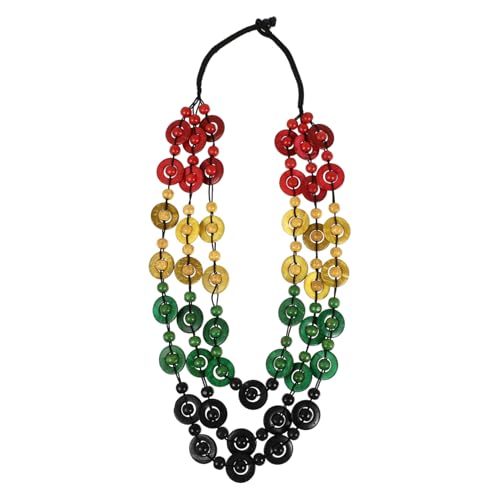 Hohopeti Bohemia Halskette Damen Retro Stil Handgefertigte Holzperlen Kokosnuss schalen Anhänger Strand Schmuck Charm für Frauen und Mädchen von Hohopeti