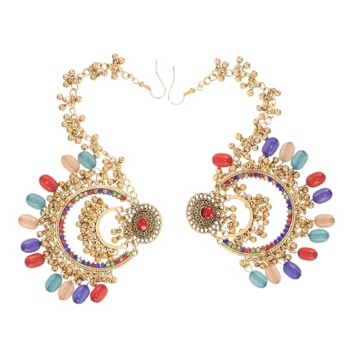 Hohopeti Boho Ohrringe für Damen Bunte Glocken Ohrstecker Ethno Stil Vintage Schmuck Modisch für Festivals Partys Alltag von Hohopeti