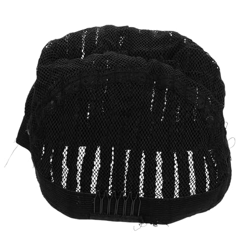 Hohopeti Braided Wig Net Cap Schwarz Cornrows Haarnetz Perücke Rutschfest Atmungsaktiv Für Damen Herren Komfortabel Stabil von Hohopeti