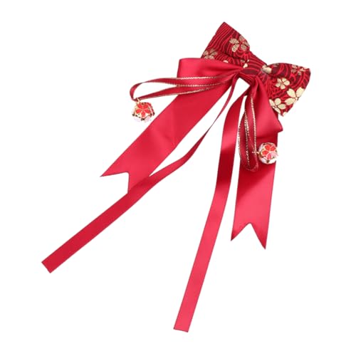Hohopeti Chinesischer Stil Haarschmuck Mädchen Haarclip mit Schleifenform Festliche Farben Verarbeitung für Neujahr und Festtage Geschenkidee von Hohopeti
